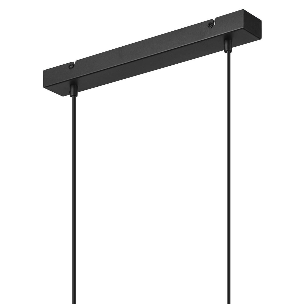 HÄNGELEUCHTE Nico 48/8/82 cm   - Schwarz Hochglanz, Basics, Metall (48/8/82cm)