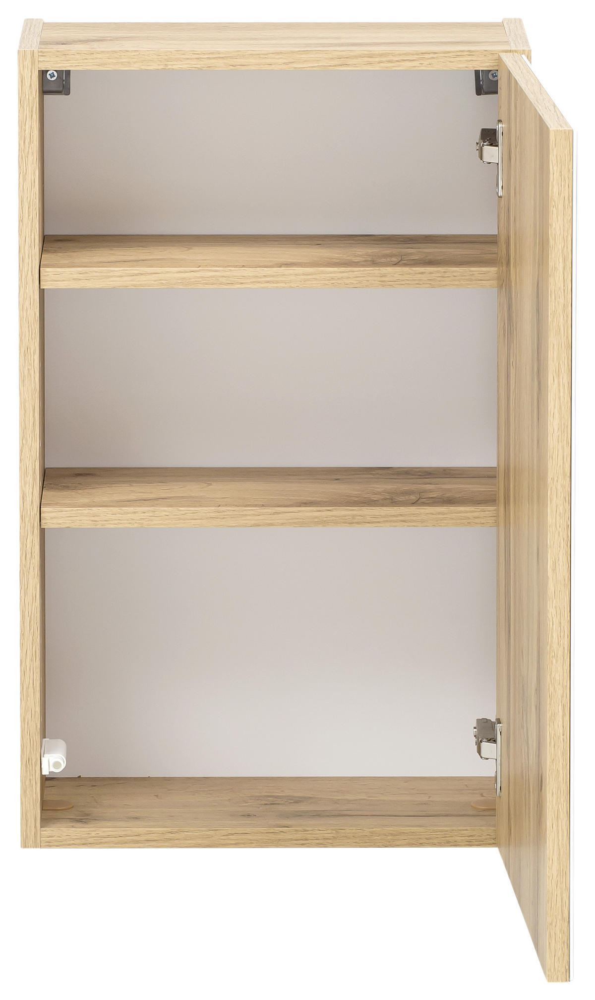 BADEZIMMER  in 160 cm  - Weiss/Eichefarben, Konventionell, Glas/Holzwerkstoff (160cm) - Held