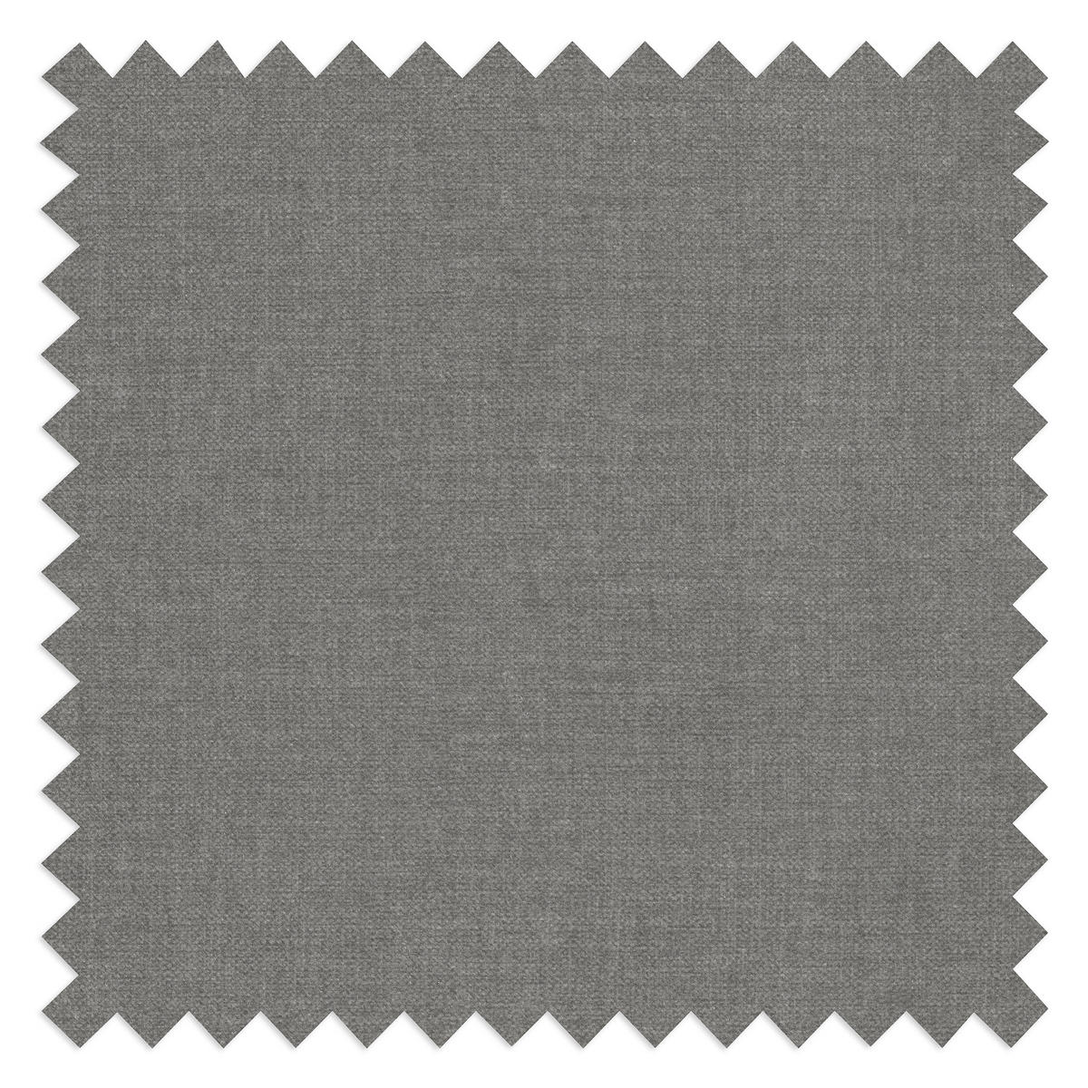 Ecksofa inkl. Hocker in Mikrofaser Grau  - Schwarz/Grau, Design, Holz/Textil (174/247cm) - MID.YOU