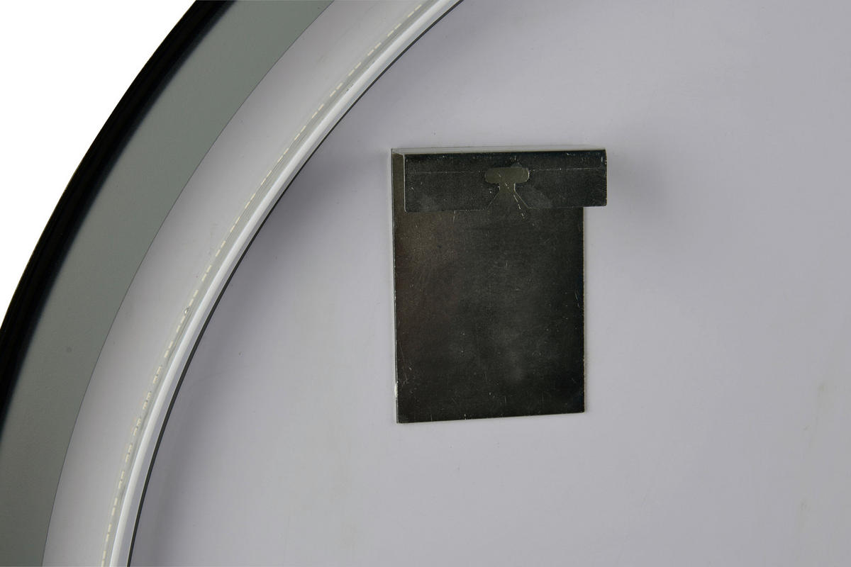 LEUCHTSPIEGEL 60/60/4 cm  - Schwarz, Trend, Glas/Metall (60/60/4cm) - Boxxx