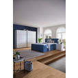 BOXSPRINGBETT 160/200 cm  in Blau  - Blau/Schwarz, KONVENTIONELL, Kunststoff/Textil (160/200cm) - Carryhome