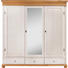 KLEIDERSCHRANK 3-türig Kiefer massiv Kieferfarben, Weiß - Weiß/Kieferfarben, Design, Holz/Metall (195/199/62cm) - Carryhome KLEIDERSCHRANK 3-türig Kiefer massiv Kieferfarben, Weiß - Weiß/Kieferfarben, Design, Holz/Metall (195/199/62cm) - Carryhome