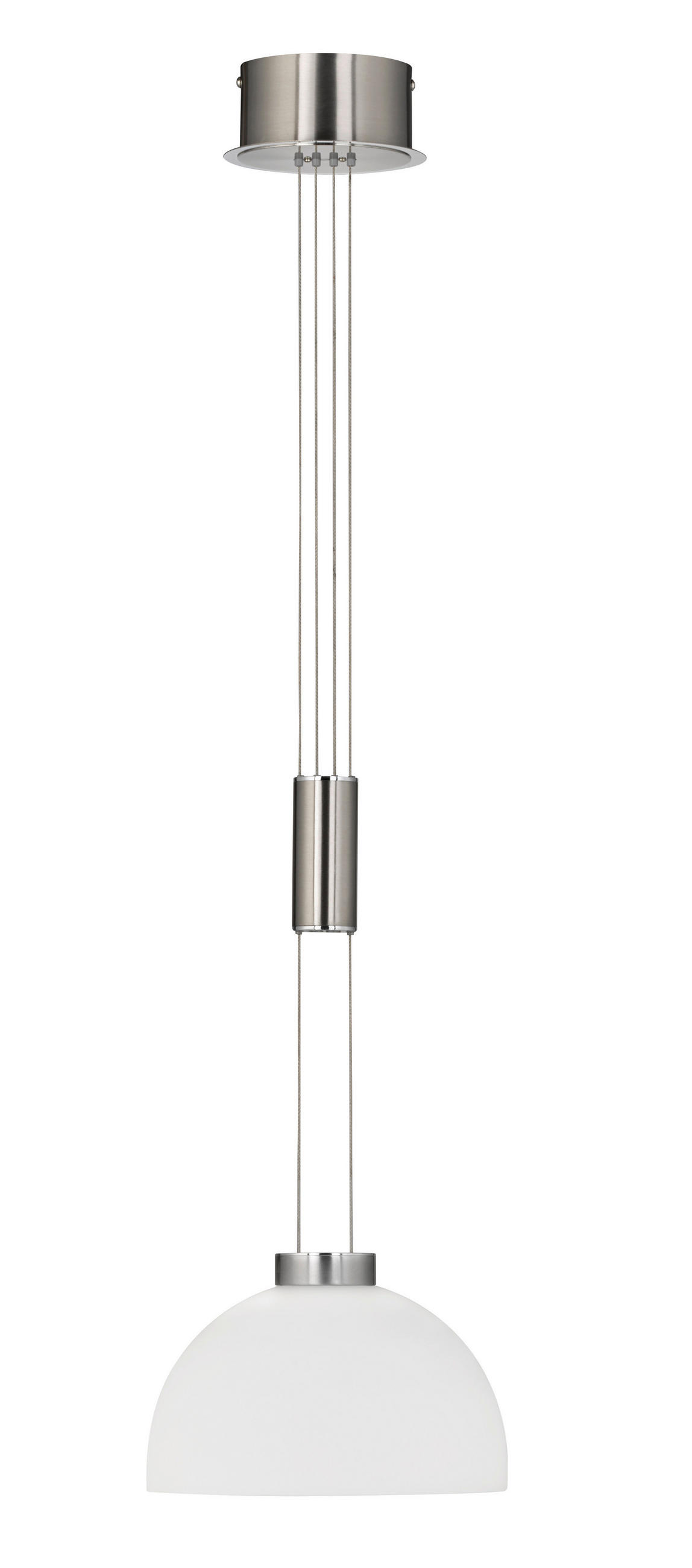 LED-HÄNGELEUCHTE 25/100 cm  - Opal, Design, Glas (25/100cm)