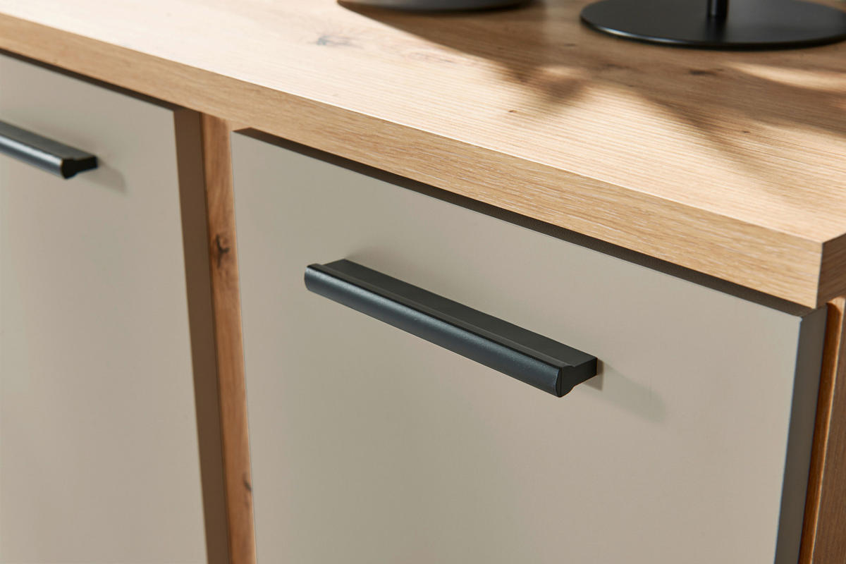 AKTENSCHRANK Kaschmir, Eiche Artisan  - Kaschmir/Eiche Artisan, MODERN, Holzwerkstoff (68/95/38cm) - MID.YOU