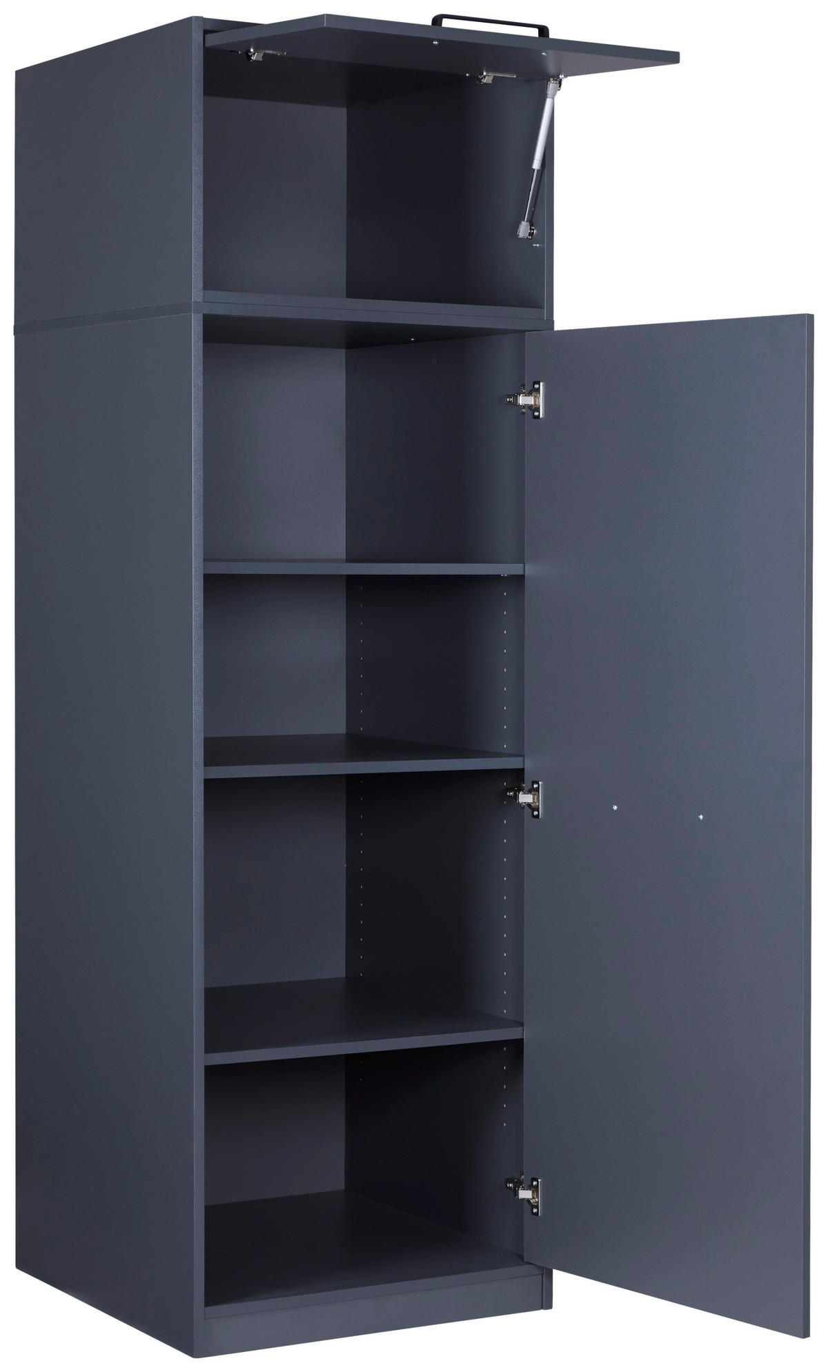 HAUSWIRTSCHAFTSRAUM 268/208/68 cm  in Anthrazit  - Anthrazit, MODERN, Holzwerkstoff (268/208/68cm) - home24