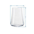 WASSERGLAS BARDOLINO 400 ml  - Klar, Design, Glas (0,4l) - Novel