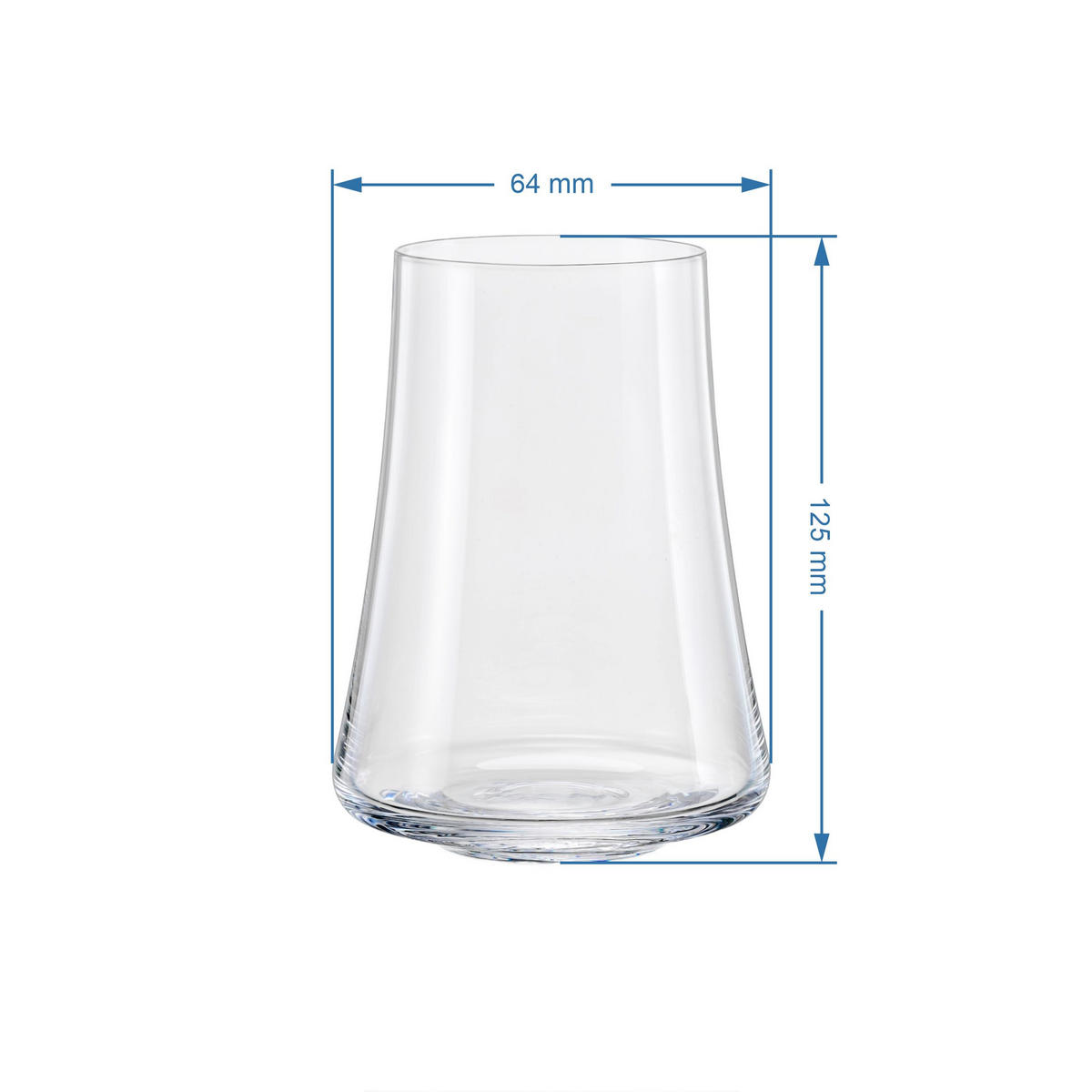 GLÄSERSET Bardolino  6-teilig  - Klar, Basics, Glas (0,4l) - Novel