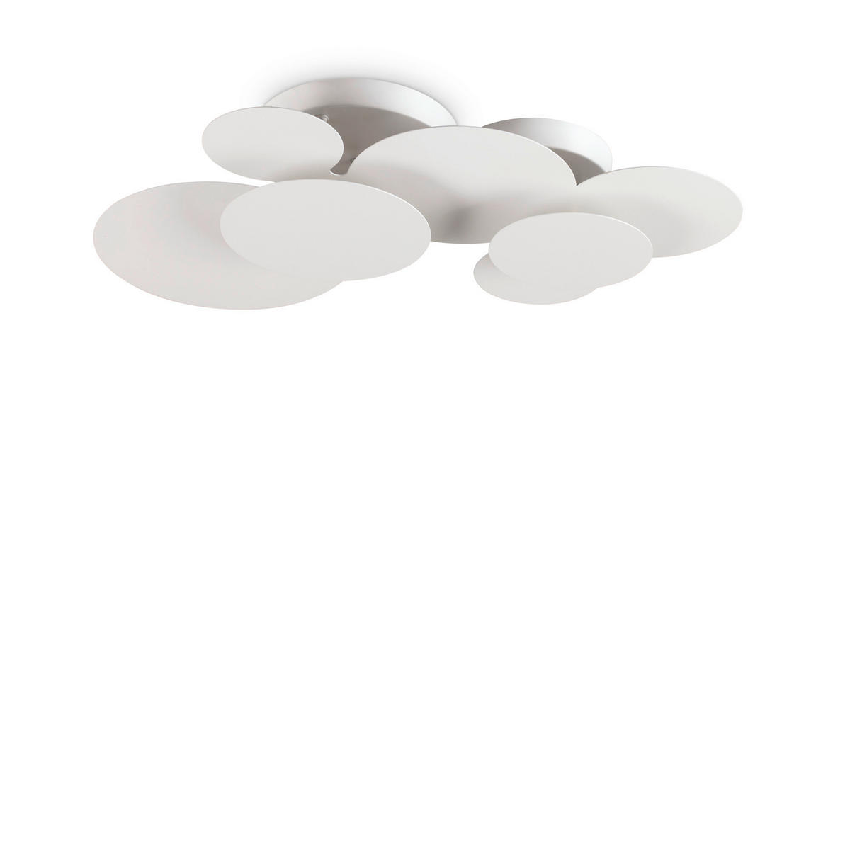 LED-DECKENLEUCHTE Cloud PL D70 74 cm  - Weiß, Design, Metall (74cm) - Ideal Lux