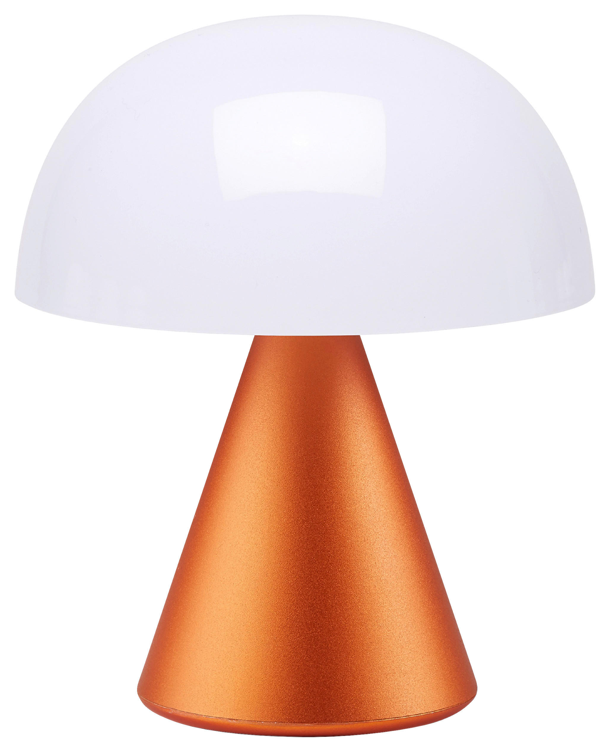 TISCHLEUCHTE  - Orange, Design, Kunststoff/Metall (9,2/11/9,2cm)