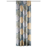 FERTIGVORHANG  blickdicht   135/245 cm  - Pastellblau/Gelb, Design, Textil (135/245cm)