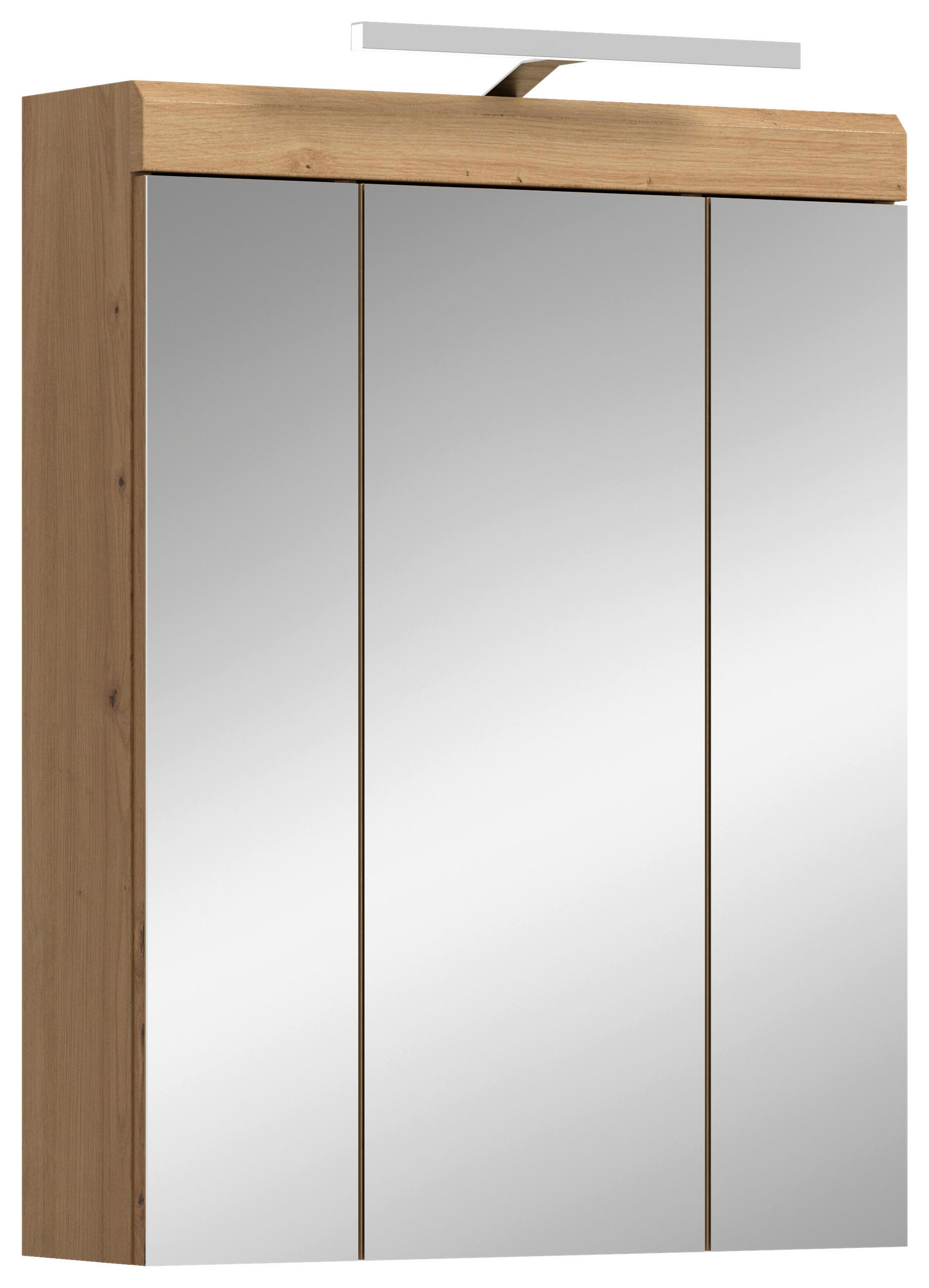 SPIEGELSCHRANK 60/79/18 cm  - Eiche Artisan, MODERN, Glas/Holzwerkstoff (60/79/18cm) - MID.YOU