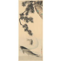 NON WOVEN-TAPET 100/250 cm  - beige/svart, Basics (100/250cm) - Komar