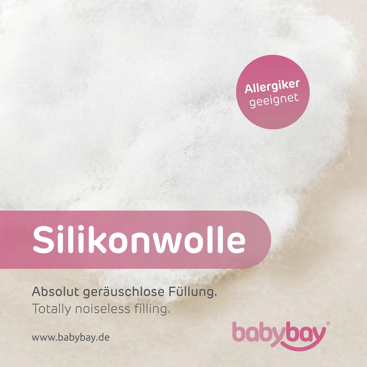 KUSCHELNEST babybay Kuschelnest Waffelpiqué  90/50/13 cm   - Hellrosa, Basics, Textil (90/50/13cm) - Babybay