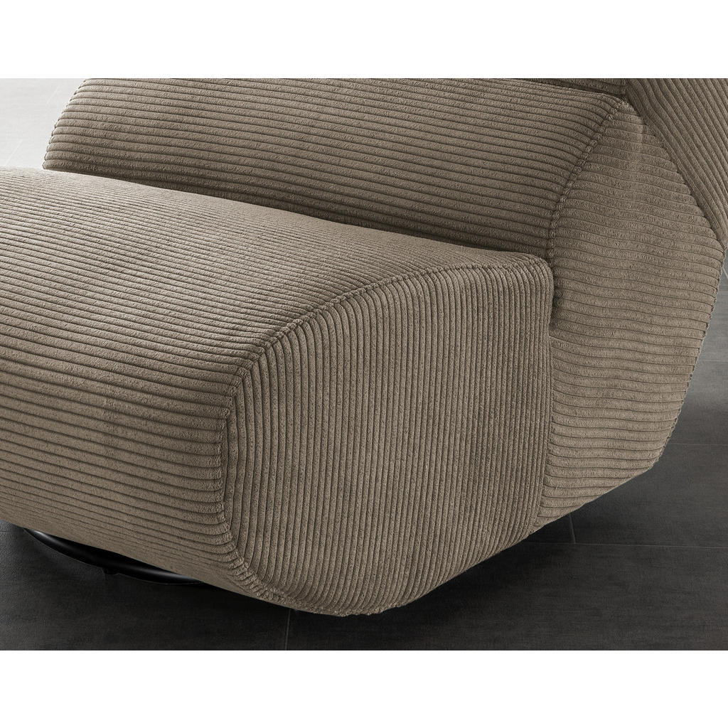 Thumbnail - Livetastic Sessel, Graubraun, Textil, 74x85x105 cm, Stoffauswahl, Sitzfläche 360° drehbar, Wohnzimmer, Sessel, Polsterse...