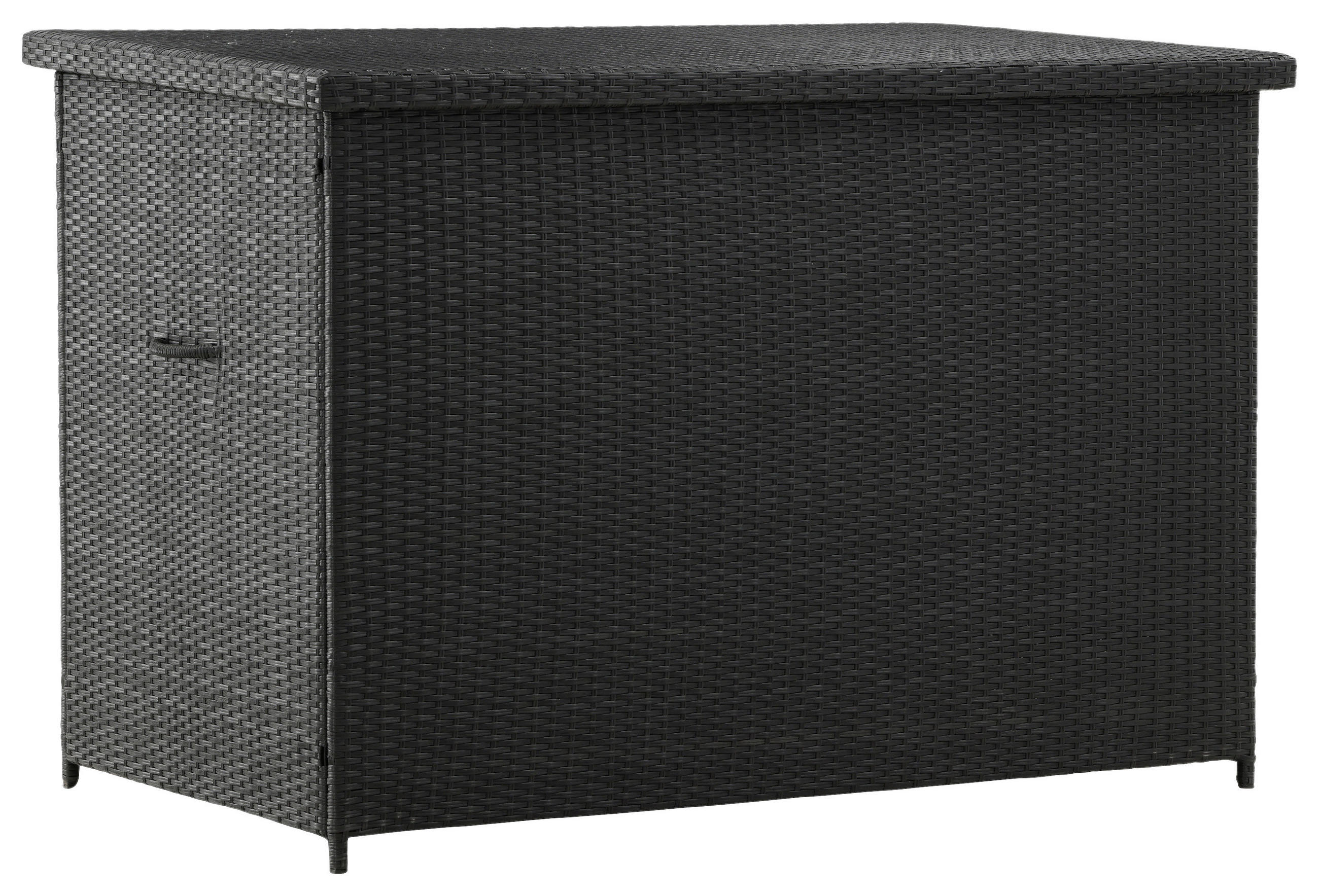 KISSENBOX 150/100/90 cm  - Schwarz, KONVENTIONELL, Kunststoff (150/100/90cm) - Gardenson