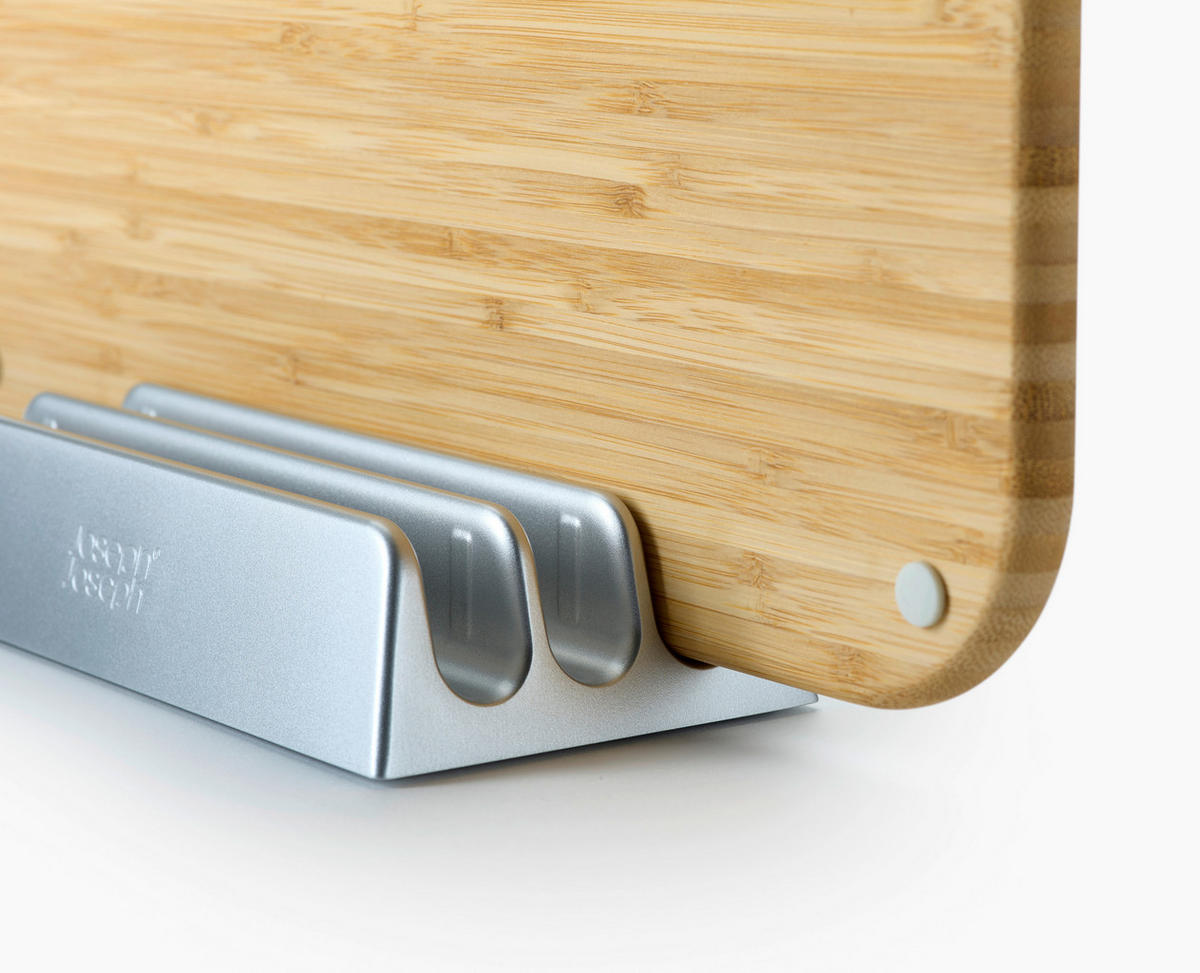 SCHNEIDEBRETT-SET Holz, Metall, Kunststoff Bambus Nest  - Karamell, Basics, Holz/Kunststoff (37/25/9,5cm) - Joseph Joseph