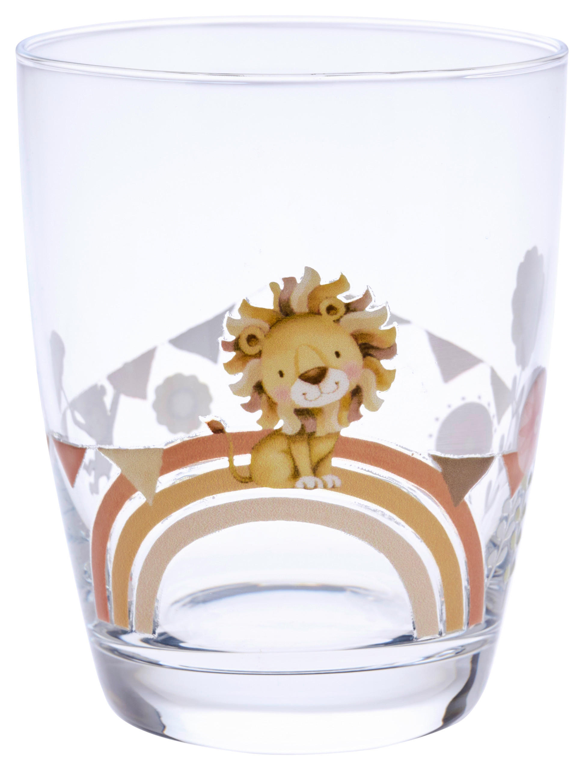 KINDER-GLÄSERSET Roar Lion  2-teilig  - Transparent/Braun, Design, Glas (8,5cm) - Villeroy & Boch