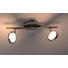 LED-DECKENLEUCHTE - Nickelfarben, Design, Metall (40,5/20/20cm) - Novel LED-DECKENLEUCHTE - Nickelfarben, Design, Metall (40,5/20/20cm) - Novel