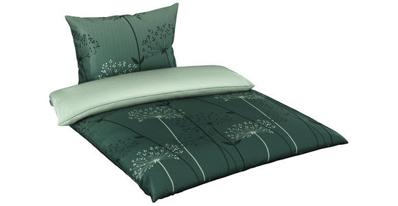 BETTWÄSCHE Mavie Satin 160/210 cm  - Grün, KONVENTIONELL, Textil (160/210cm) - Esposa