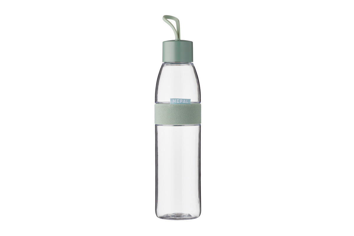 UNIVERSALFLASCHE ELLIPSE  - Salbeigrün, KONVENTIONELL, Kunststoff (6,8/6,8/29,8cm) - Mepal