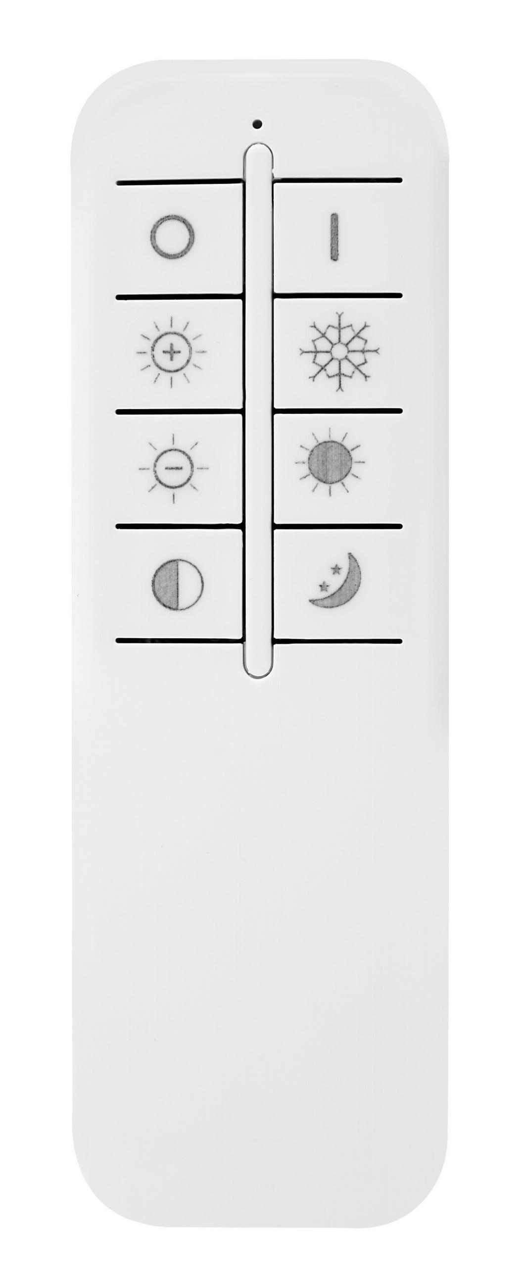 LED-DECKENLEUCHTE 50 W    45,8/45,8/6 cm  - Weiss/Opal, Basics, Kunststoff/Metall (45,8/45,8/6cm) - Globo