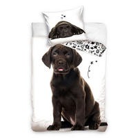 DJEČJA POSTELJINA  DOG  - višebojno, Basics, tekstil (135/200cm)