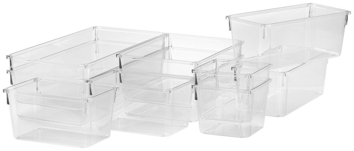 KÜCHEN-ORGANIZER-SET - Klar, Basics, Kunststoff - Homeware Profession.