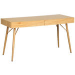SCHREIBTISCH 140/60/75 cm  in Eichefarben  - Eichefarben, KONVENTIONELL, Holzwerkstoff/Metall (140/60/75cm) - Novel