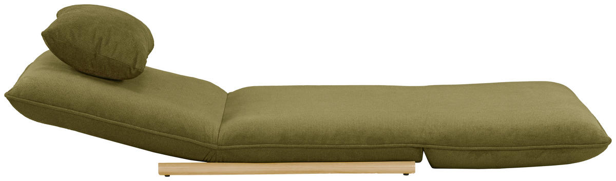SESSEL in Samt Grün, Nussbaumfarben  - Nussbaumfarben/Grün, Design, Textil/Metall (93/97/80cm) - MID.YOU