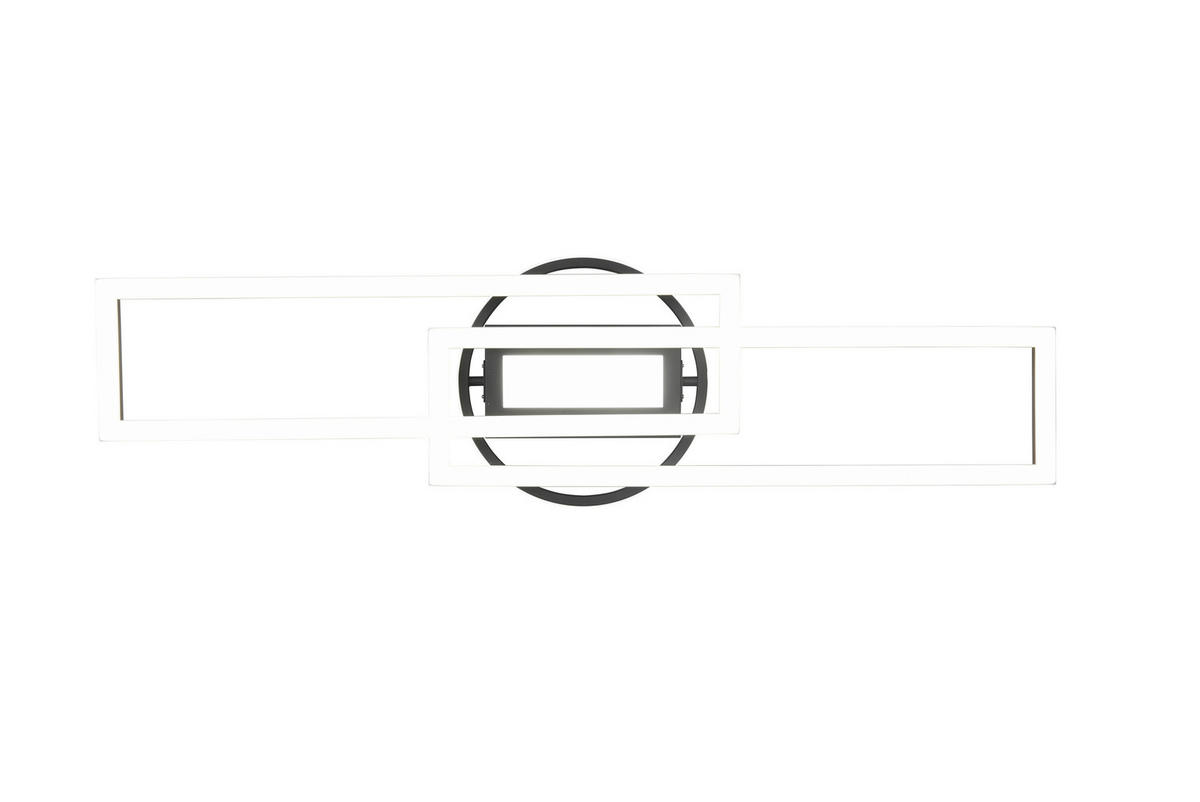 LED-DECKENLEUCHTE Twister 90,5/24,5/8,5 cm   - Messingfarben, Basics, Metall (90,5/24,5/8,5cm)