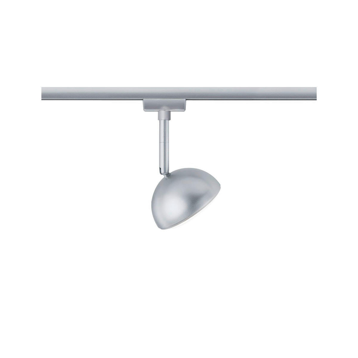SCHIENENSYSTEM-STRAHLER - Chromfarben, Basics, Kunststoff/Metall (10/17,0cm) - Paulmann