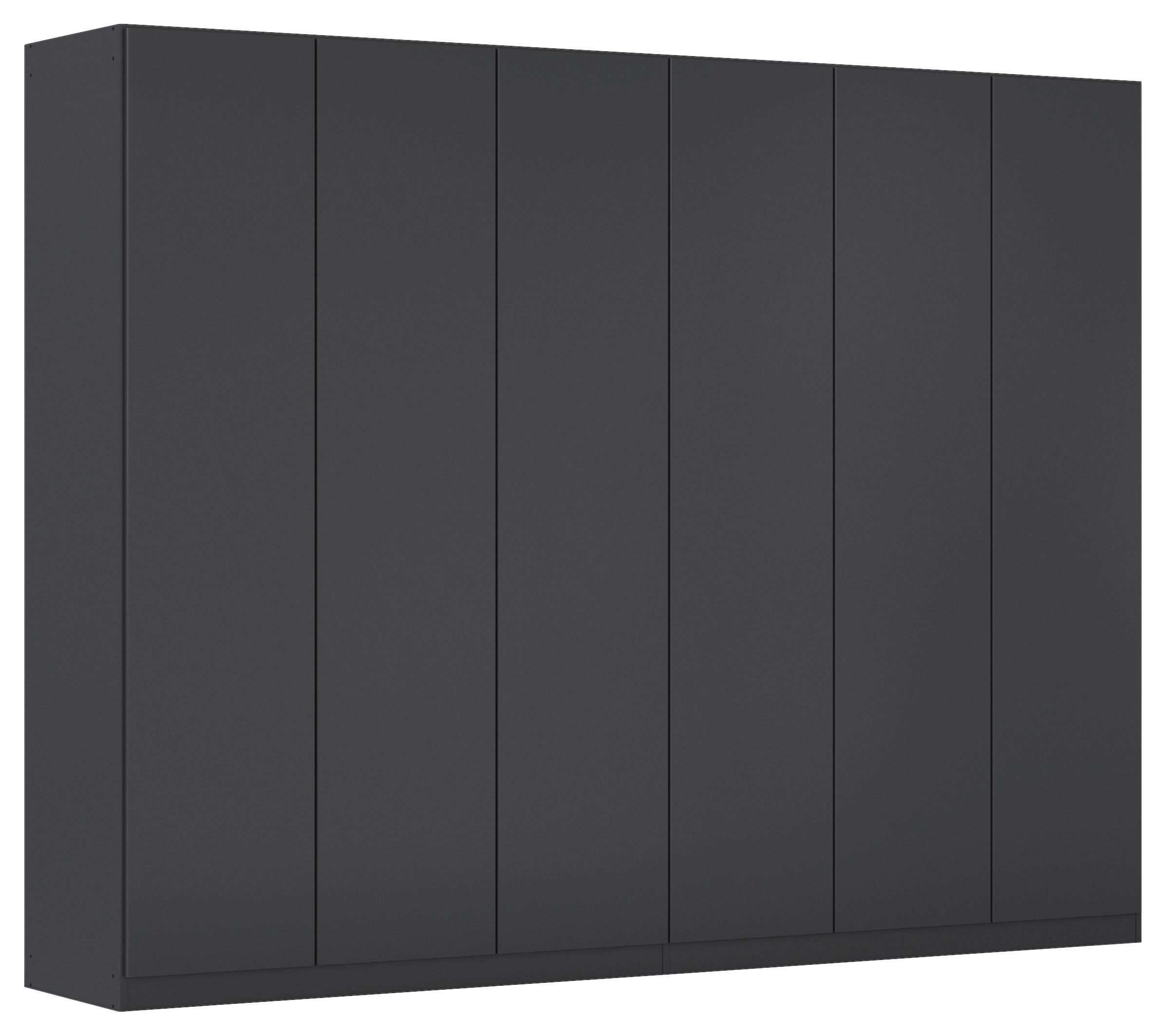 FALTTÜRENSCHRANK 271/210/54 cm 4-türig Dunkelgrau  - Dunkelgrau, Holzwerkstoff (271/210/54cm) - Rauch Möbel