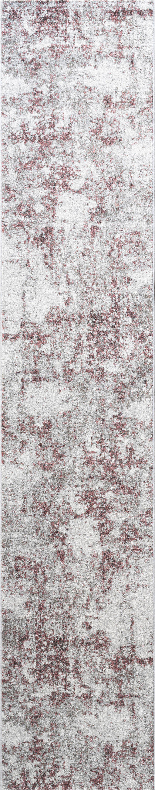 LÄUFER 67/340 cm Sorrent - Silberfarben/Rosa, Design, Textil (67/340cm) - Novel