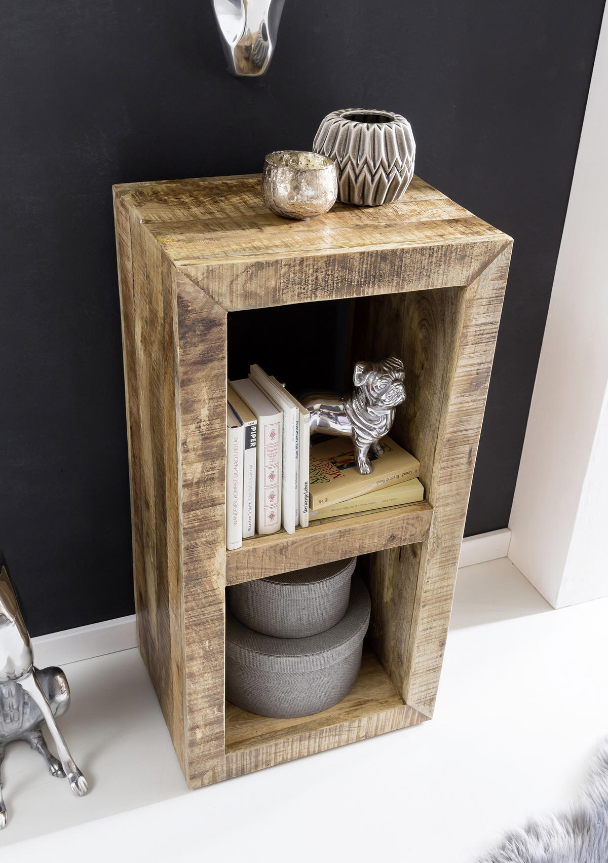 REGAL smeđa  drvo  - smeđa, Design, drvo (45/90/35cm) - MID.YOU