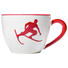 JUMBOTASSE 400 ml - Rot/Weiß, LIFESTYLE, Keramik (16/9/12cm) - Gmundner JUMBOTASSE 400 ml - Rot/Weiß, LIFESTYLE, Keramik (16/9/12cm) - Gmundner