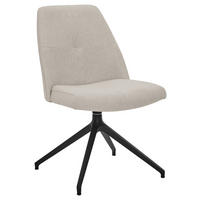 STUHL - Schwarz/Naturfarben, Design, Textil/Metall (53/90/64cm) - Musterring