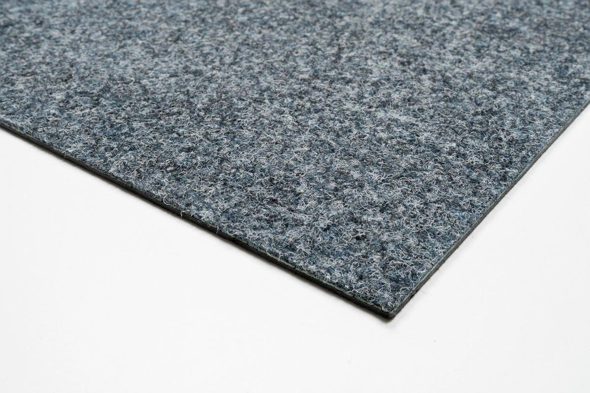 TEPPICHFLIESE 50/50 cm  in Graublau  - Graublau, Basics, Textil (50/50cm)