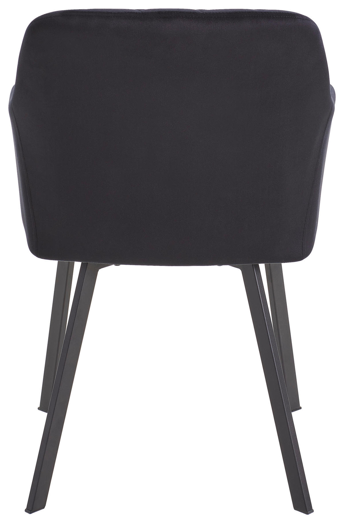 KAROSSZÉK fekete  - fekete, Modern, textil/fa (54/87/64cm) - Livetastic