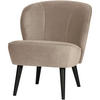 SESSEL in Samt Khaki  - Khaki/Schwarz, Design, Holz/Textil (59/71/70cm) - Livetastic