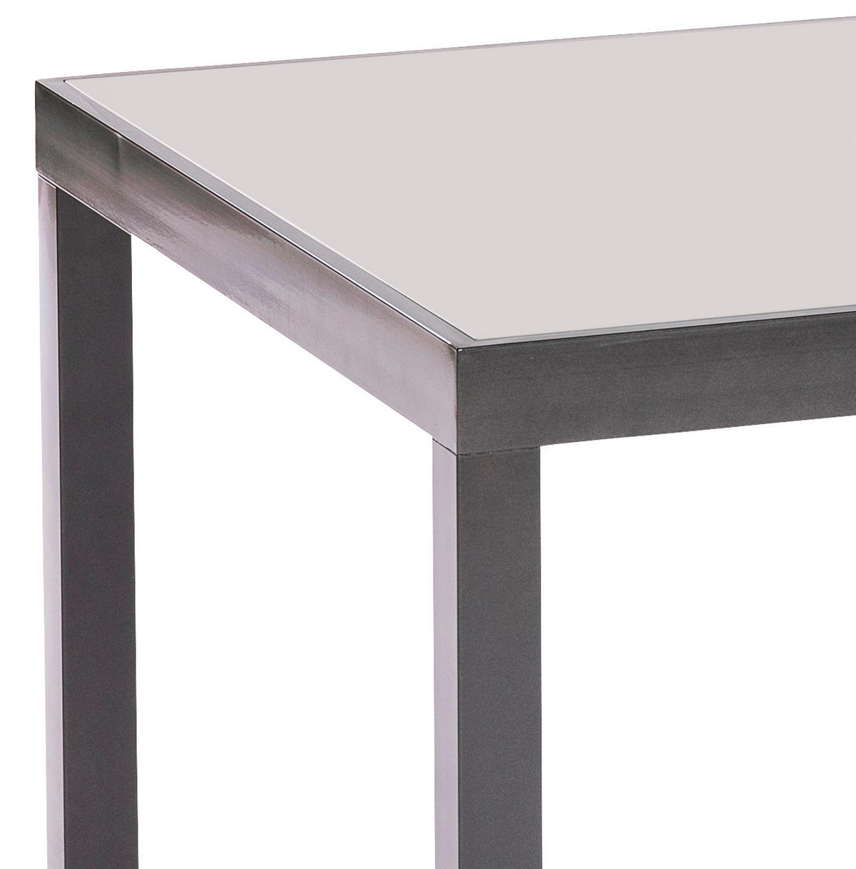 GARTENTISCH Metall, Glas Graphitfarben rechteckig  - Graphitfarben, KONVENTIONELL, Glas/Metall (150/90/72cm) - Gardenson
