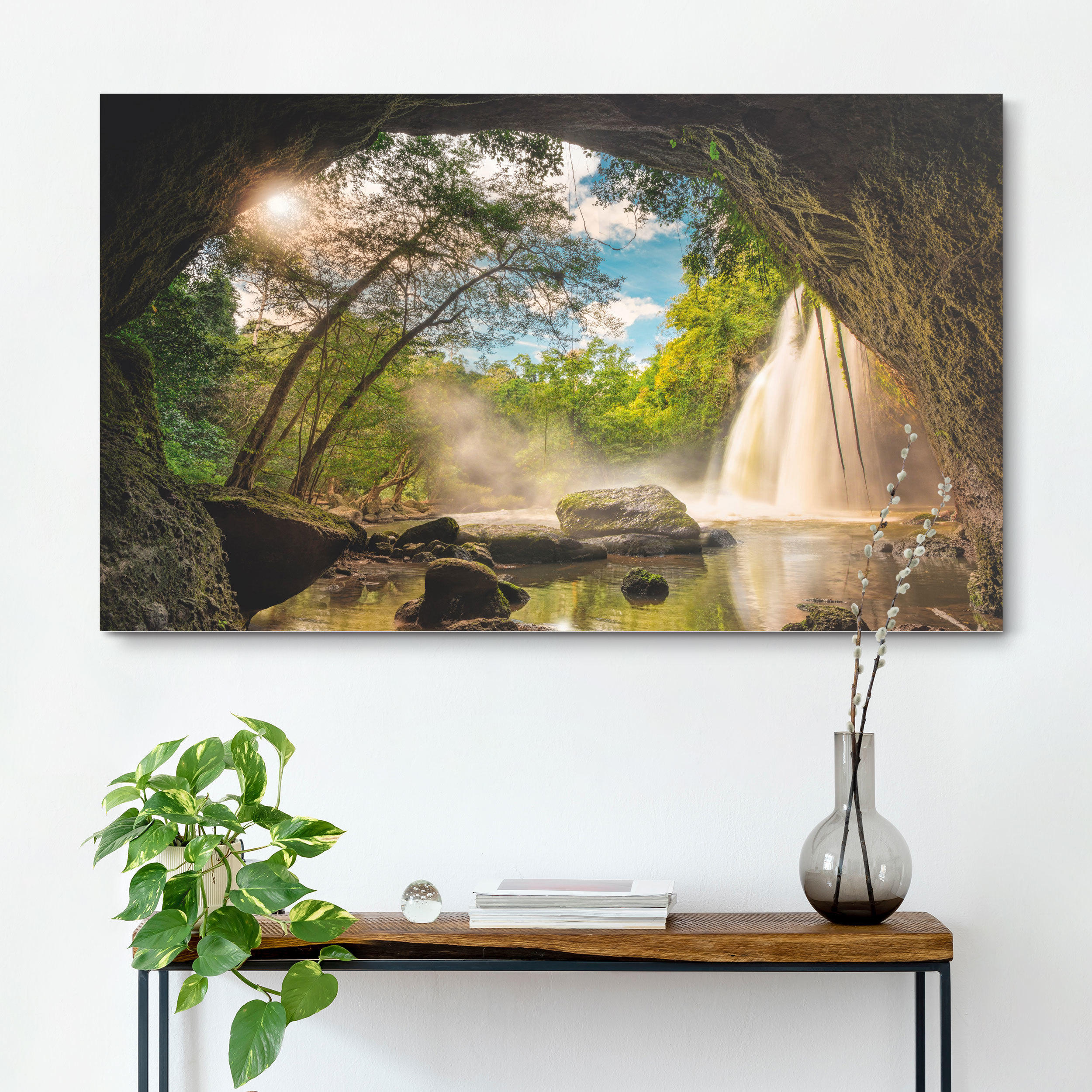 BILD Landschaft & Natur, Wasser  - Multicolor, Basics, Holz/Papier (70/118/2cm) - Reinders!