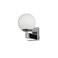 BADEZIMMER-WANDLEUCHTE 14/20 cm   - Chromfarben/Weiß, Design, Glas/Metall (14/20cm) - Trio Leuchten