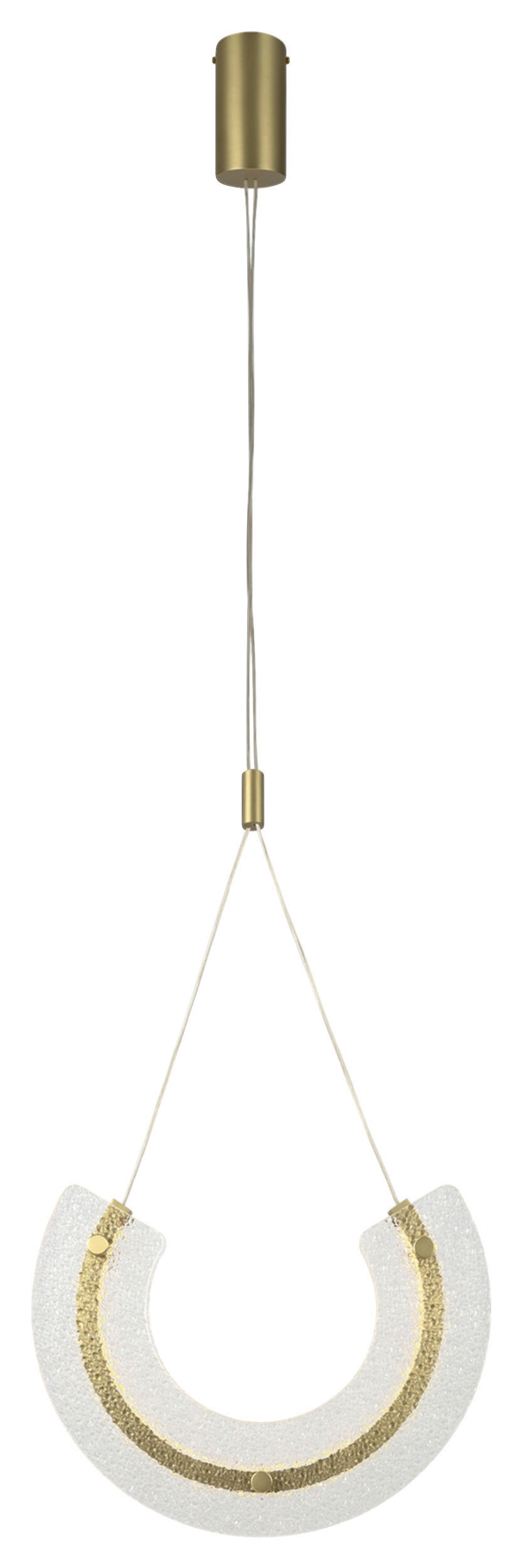 PENDELLEUCHTE 6/36/32 cm   - Goldfarben, Basics, Glas/Metall (6/36/32cm) - MAYTONI