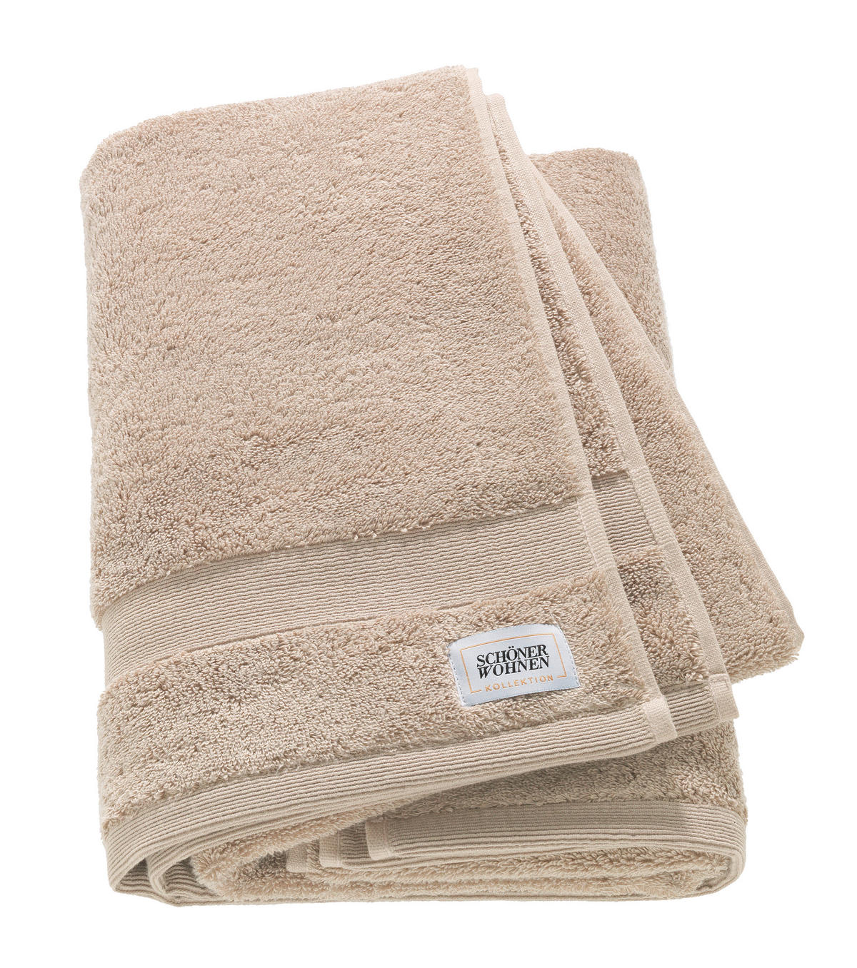 FROTTIERSET SW-Cuddly Sandfarben, Beige 5-teilig  - Sandfarben/Beige, Basics, Textil - Schöner Wohnen