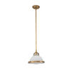 HÄNGELEUCHTE 29.2/31.8  cm    - Messingfarben, Konventionell, Glas/Metall (29.2/31.8 cm) - Elstead Lighting