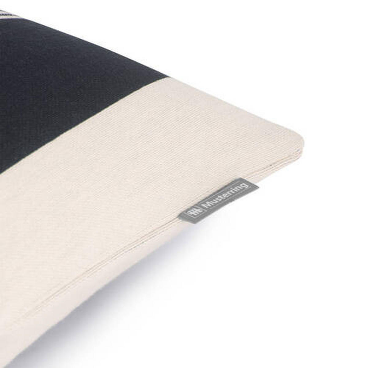 KISSENHÜLLE MR-STRIPE 40/60 cm  - Gelb/Schwarz, Basics, Textil (40/60cm) - Musterring