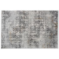 VINTAGE-TEPPICH 160/230 cm Gravina Anthrazit, Silberfarben  - Anthrazit/Silberfarben, Design, Textil (160/230cm) - Novel