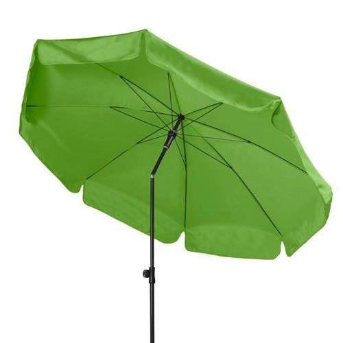 SLUNEČNÍK 200 cm - světle zelená/antracitová, Basics, kov/textil (200cm) - Ambia Garden