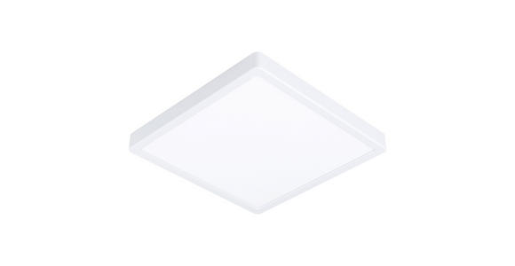 LED-DECKENLEUCHTE 28,5/28,5/2,8 cm   - Weiß, Basics, Kunststoff/Metall (28,5/28,5/2,8cm) - Novel