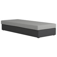 LEŽADLO, drevo, 80/38/200 cm - sivá, Konventionell, drevo (80/38/200cm) - Blanar
